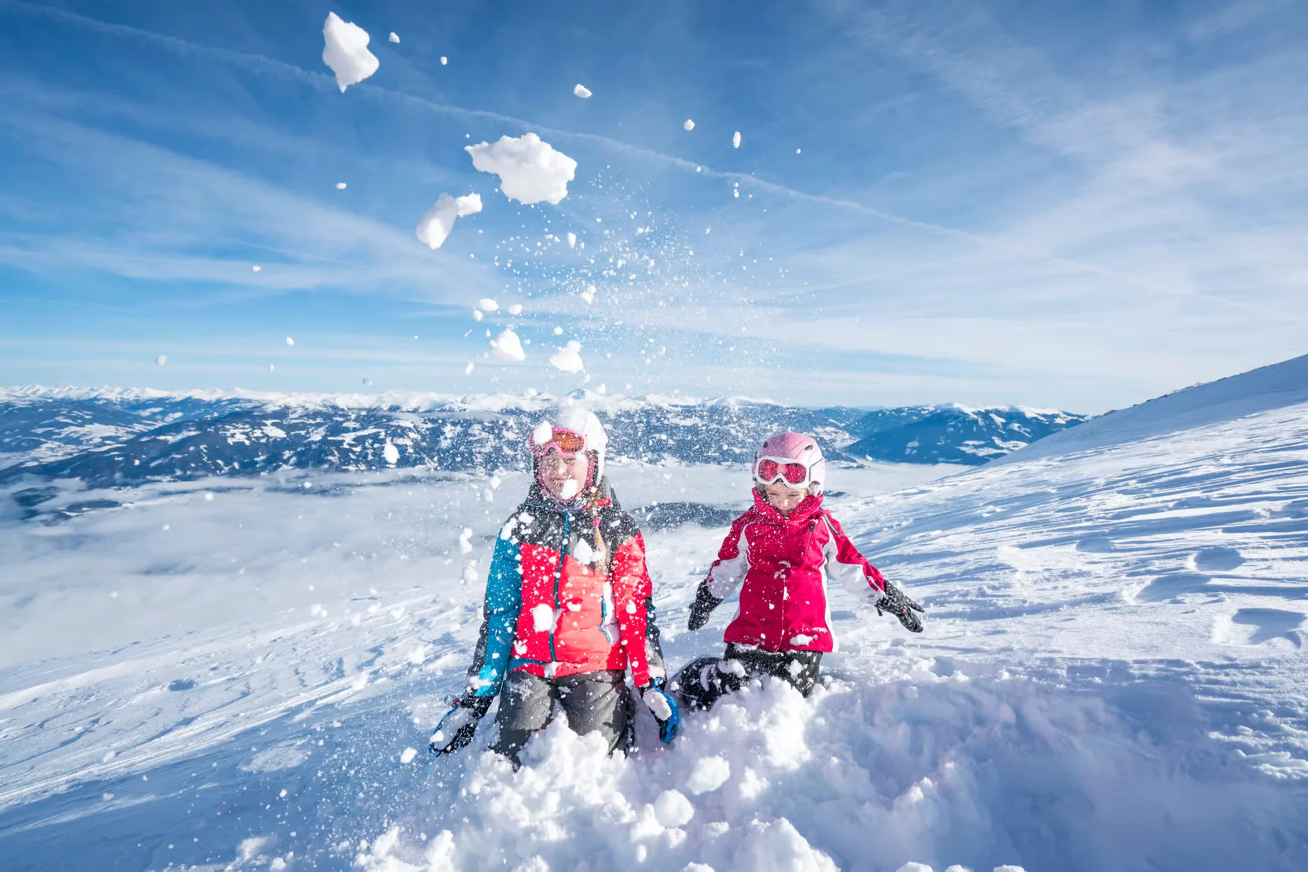 Skifahren Sportberg Goldeck Familie Millstaetter See Winter ©Gert Perauer MBN Tourismus 34